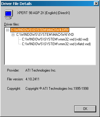 ATI Xpert 98 AGP 2x Video Driver File Details