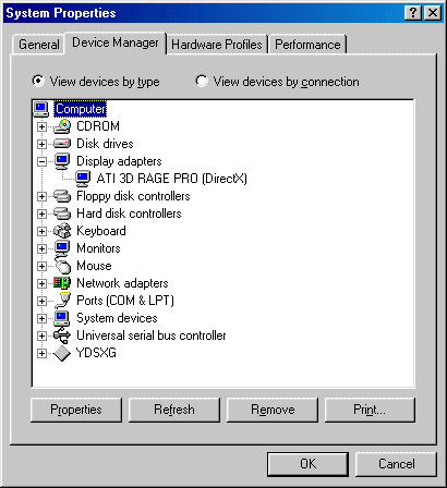 Click on this graphic to view additional Device Manager screens.