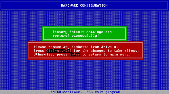 Click on this graphic to return to the config.exe layout menu screen.